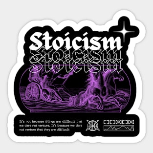 Aesthetics Stoicism Design Sticker